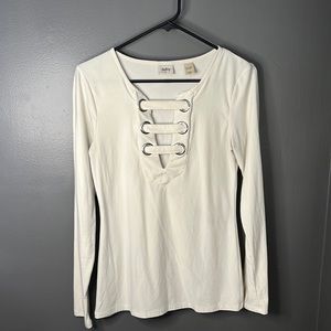 Long sleeve fitted top